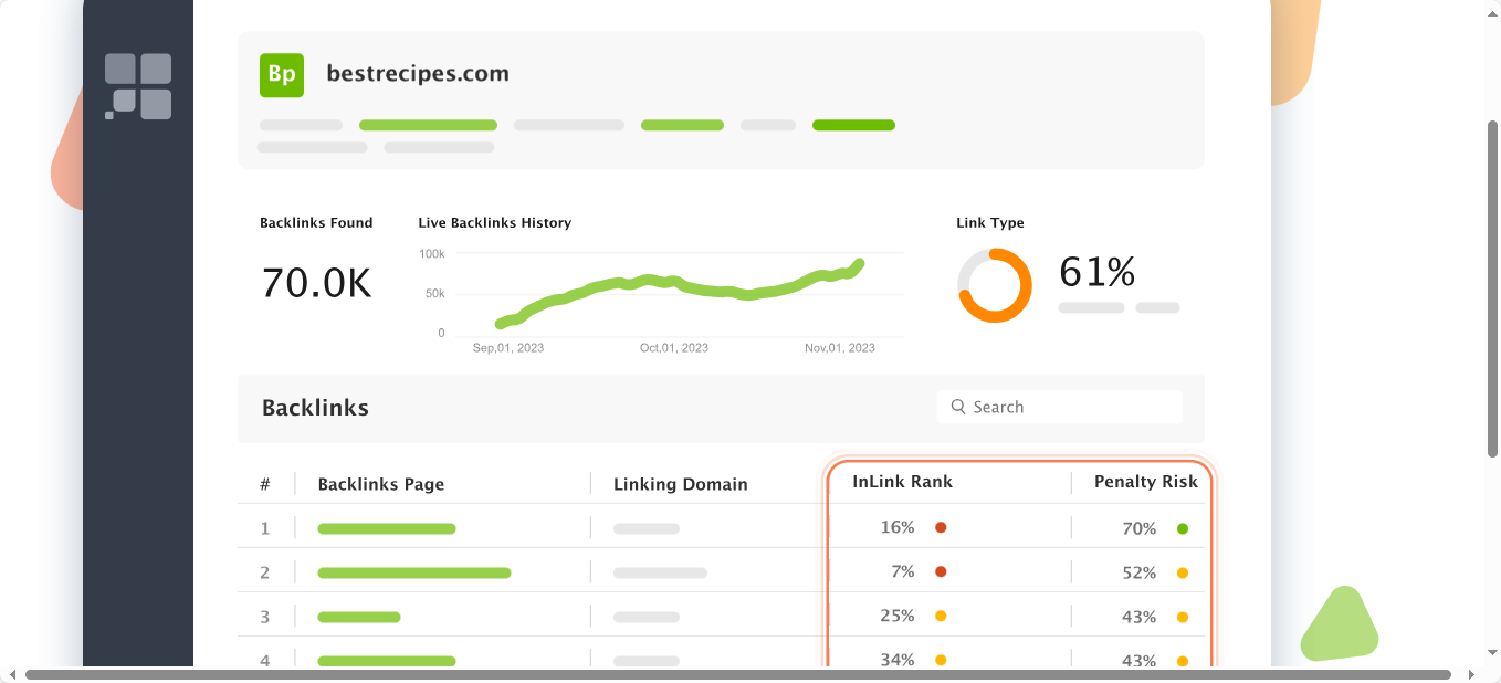 أداة الروابط الخلفية SEO SpyGlass من SEO PowerSuite
